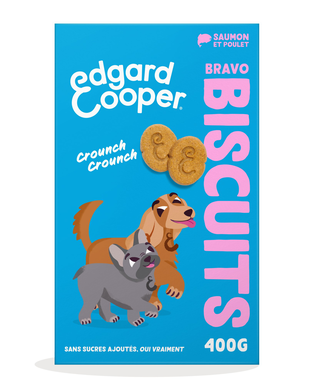 Edgard & Cooper - Biscuits Adulte au Saumon & Poulet - 400g