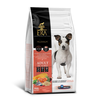 Era - Croquettes Millennium Saumon et Hareng pour Petits Chiens - 6Kg