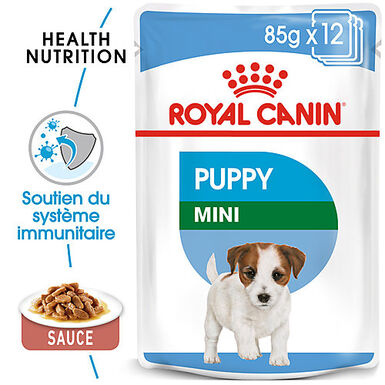 Royal Canin - Sachets Mini Puppy en Sauce pour Chiot - 12X85g