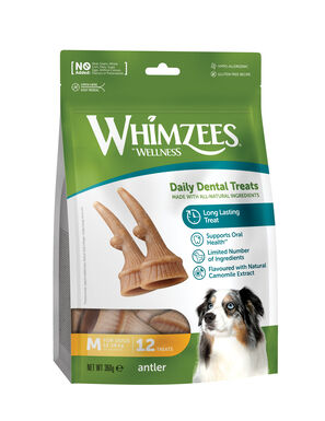 Whimzees - Sachet Antler - M 12 Pcs