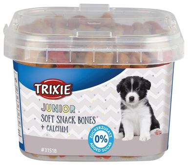 Trixie - Junior Soft Snack Bones avec Calcium - 140 g