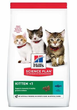 Hill's Science Plan - Kitten Croquettes Pour Chaton Au Thon  -  1,5kg