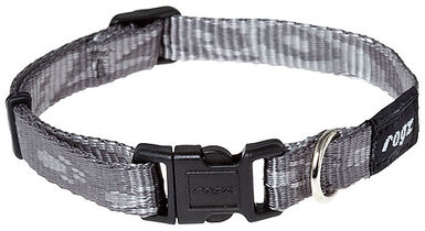 Rogz - Collier en Nylon Gris pour Chiens - S