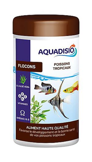 Aquadisio - Aliments Flocons Haute Qualité pour Poissons Tropicaux