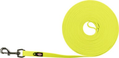 Trixie - Easy Life laisse à pister jaune fluo - M/XL 10 m/17 mm