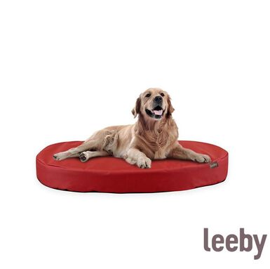 Leeby - Coussin Corbeille Imperméable Rouge