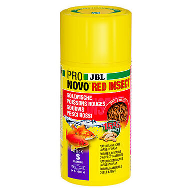 JBL - Aliment Pronovo en Bâtonnets RED INSECT STICK pour Poissons Rouges - 100ml