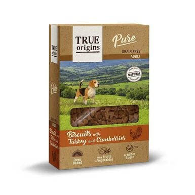 True Origins Pure - Friandises Sans Céréales à la Dinde pour Chiens - 320g