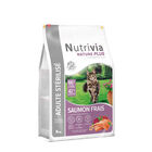 Nutrivia Nature Plus - Croquettes Naturelles au Saumon pour Chats Stérilisés - 5kg image number null