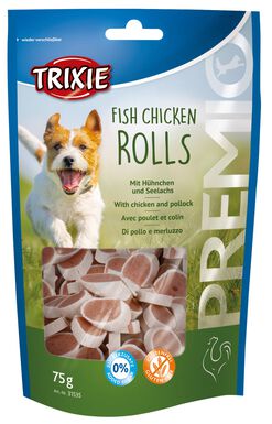 Trixie - PREMIO Fish Chicken Rolls - 75 g