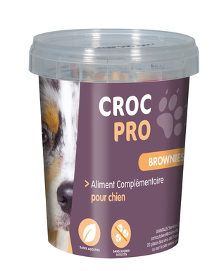 Croc Pro - Friandises Brownies pour Chiens - 300g
