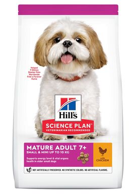 Hill's Science Plan - Croquettes au Poulet et Dinde pour Chien Sénior de Petite Race