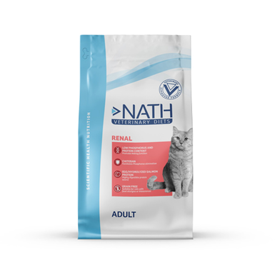 Nath Veterinary Diet - Croquettes Renal Sans Céréales pour Chat - 4Kg