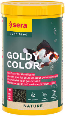 Sera - Aliments spécial Couleurs Goldy Color Spirulina pour Poissons Rouges - 1L