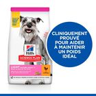 Hill's Science Plan - Mature Adult Light Small & Mini Croquettes Pour Petit Chien Agé Poulet - 2,5kg image number null