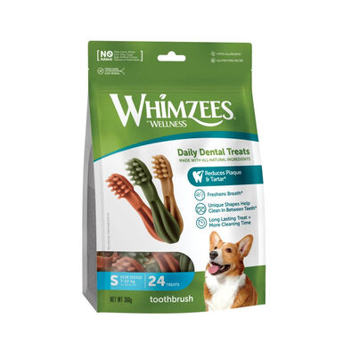 Whimzees - Friandises Brosse à Dents Dog Treats S pour Chien - x24