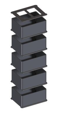 Aquatlantis - Kit de 5 Gobelets Modulaires B-BOX- taille M