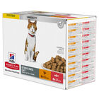 Hill's Science Plan - Sterilised Cat 12 Sachets Repas Pour Chat Stérilisé Poulet Et Saumon  - 12x85g image number null