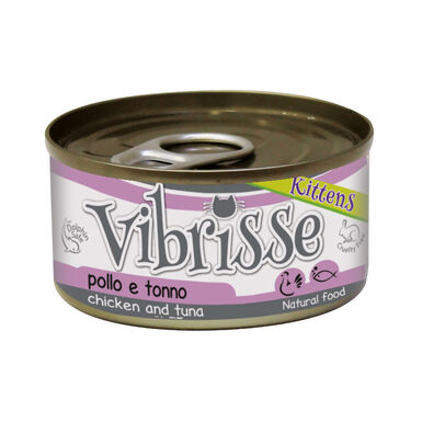 Vibrisse - Pâtée KITTEN Thon et Poulet pour chatons - 70g