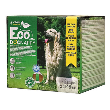 Croci - Couche Hygiénique Eco DOGNAPPY pour Chiens Mâles - L