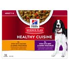 Hill’s Sciene Plan - Healthy Cuisine Mijotés Pour Chien Adulte Au Poulet Et Légumes Ajoutés  - 12x90g image number null