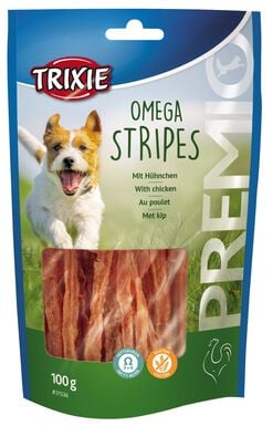 Trixie - PREMIO Omega Stripes au Poulet - 100 g