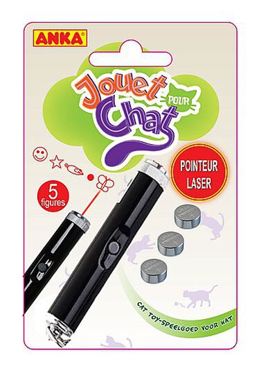 Les produits   Jouet, griffoir, arbre à chat - Pointeur laser 5  figures à chats ANKA