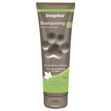 Beaphar - Shampoing Doux Tous Pelages pour Chiens - 250ml