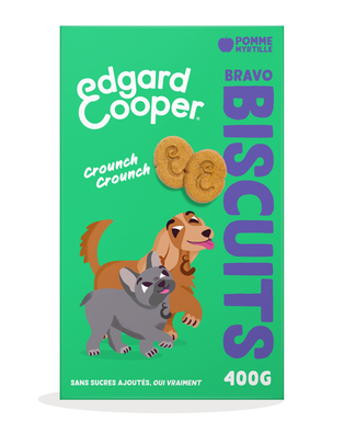 Edgard & Cooper - Biscuits Adulte Pomme & Myrtilles - 400g