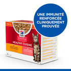 Hill’s Science Plan Heathy Cuisine Mijotés Pour Chat Adulte Au Poulet Et Légumes Ajoutés  - 12x80g image number null