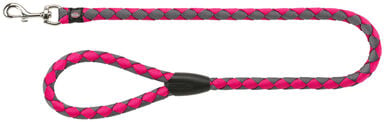 Trixie - Cavo laisse fushia/gris graphite - S/M: 100 m/12 mm