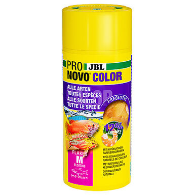 JBL - Aliment en Flocons Pronovo COLOR FLAKES pour Poissons d'Ornement - 250ml