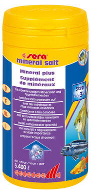 Sera - Conditionneur d'Eau avec Minéraux et Oligo-éléments Mineral Salt pour Aquarium - 270g