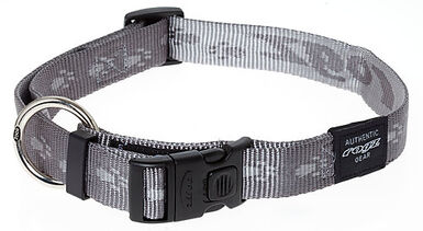 Rogz - Collier en Nylon Gris pour Chiens - XL