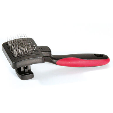 Croci - Brosse Carder Vanity Autonettoyante pour Chiens et Chats - S/M