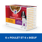 Hill’s Sciene Plan - Healthy Cuisine Mijotés Pour Chien Adulte Au Poulet Et Légumes Ajoutés  - 12x90g image number null