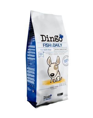 Dingo - Croquettes Dingo Fish & Daily Poisson pour Chien - 12Kg