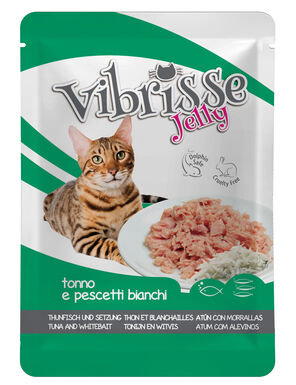 Vibrisse - SACHET JELLY THON ET ALEVINS pour chats - 70g