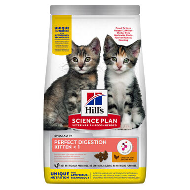 Hill's Science Plan - Kitten Perfect Digestion Croquettes Pour Chaton  -  1,5kg