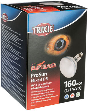 Trixie - Lampe UV B ProSun Mixed D3  dém. Automatique 125W - 115  x 285 mm