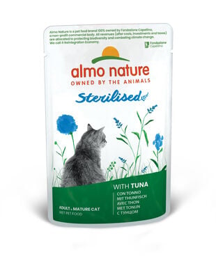 Almo Nature Holistic Fonctionnel - Sterilised Thon - Pochon 70 Gr