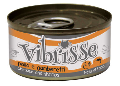 Vibrisse - Pâtée Natural Food au Poulet et Crevette pour chats - 70g