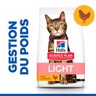 Hill's Science Plan - Adult Light Croquettes Pour Chat Au Poulet -  3kg image number null