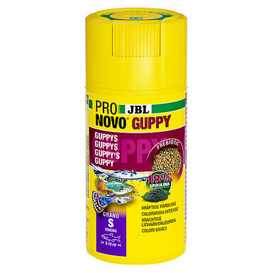 JBL - Aliment en Granulés Pronovo GUPPY Grano pour Poissons Tropicaux - 100ml