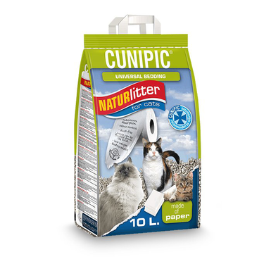 Cunipic - Litière en Papier Naturlitter pour Chats -10L