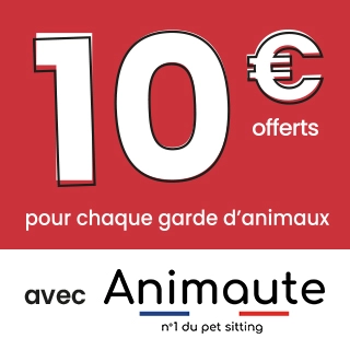 10€ offerts pour chaque garde d'animaux