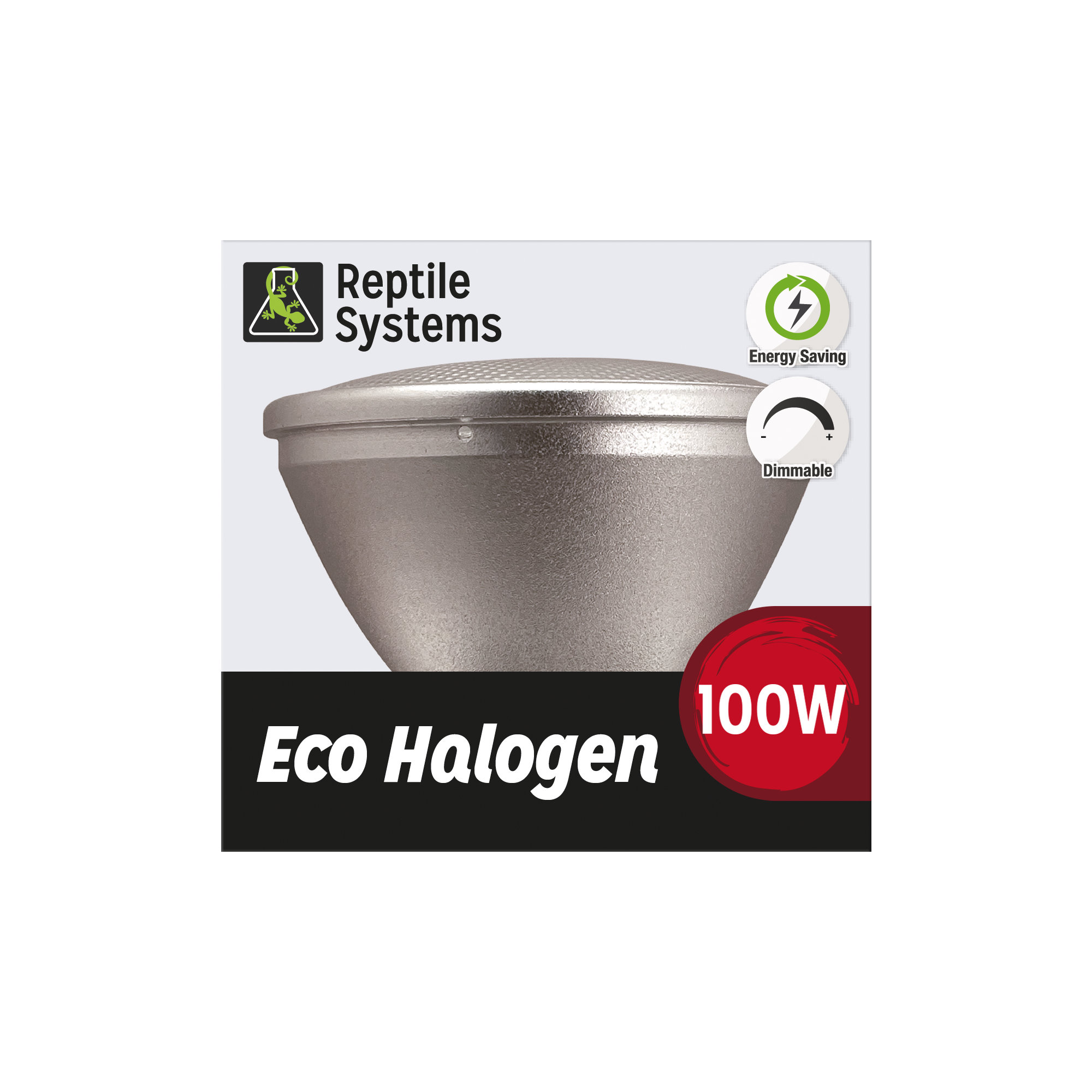 Reptile Systems - Lampe Chauffante  Infrarouge Eco Halogen pour Terrarium - 100W/220V